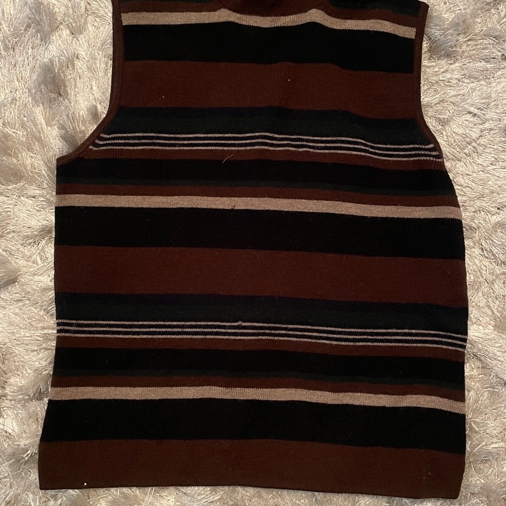 Banana Republic Merino Wool Mock Neck Sleeveless Sweater